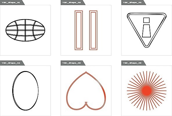 EPS 해외이미지 디자인 선 일러스트 추상 경고 사람없음 그래픽 세트 하트 심볼 기하학 엘리먼트 해외202310 해외일러스트 모양 무늬 파일형식 벡터