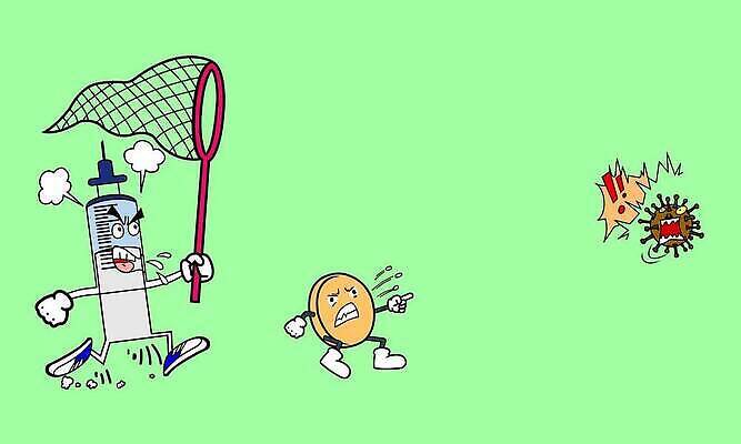 EPS 해외이미지 캐릭터 디자인 백그라운드 컨셉 패턴 일러스트 건강 병원 주사기 미술 그래픽 컬러풀 약 보호 심볼 그림 싸움 감염 박테리아 고립 백신 소독 전염병 캐리커처 항생제 살균 벡터 코로나바이러스 해외202310 해외일러스트 일러캐릭터 컬러 무늬 의학 의료기기 모션 문화예술 바이러스 질병 파일형식