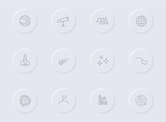 EPS 해외이미지 디자인 별 선 과학 일러스트 그림자 빛 세트 픽토그램 태양 지구본 우주 웹 망원경 행성 회색 인공위성 로켓 우주비행사 외계인 달 원형 우주선 심볼 사인 UFO 천문학 궤도 고무 발견 목성 UI 혜성 벡터 해외202310 해외일러스트 자연요소 도형 교육 컬러 인터넷 통신 미확인물체 파일형식