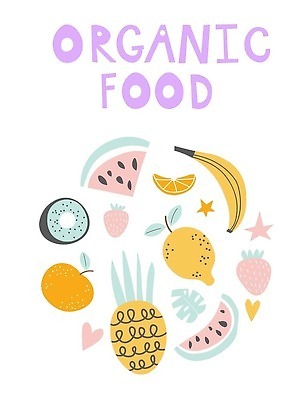 EPS 해외이미지 오렌지 일러스트 식재료 딸기 수박 바나나 키위 사람없음 레몬 파인애플 유기농 몬스테라 파스텔톤 해외202310 해외일러스트 식물 웰빙 컬러 과일 열대과일 파일형식 벡터