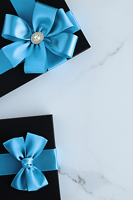 포토 JPG 해외이미지 리본 사람없음 선물상자 검은색 고급 보석 대리석 해외202309 해외202310 해외포토 컬러 컨셉 재료 선물 상자 광석 파일형식