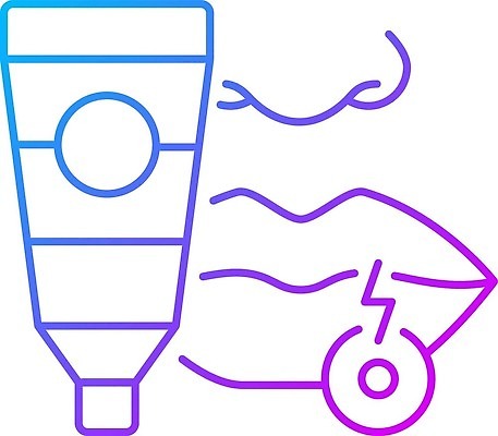 EPS 해외이미지 디자인 얼굴 선 컬러 컨셉 일러스트 건강 미술 경사 치료 파란색 픽토그램 약 보라색 웹 고통 추위 입 플랫 질병 약국 심볼 피부 크림 입술 사인 그림 심플 윤곽 감염 고립 얇은 염증 치료제 벡터 구내염 해외202310 해외일러스트 감정 인터넷 의학 문화예술 신체부위 파일형식