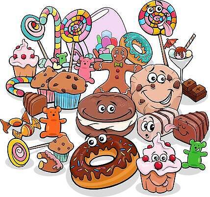 EPS 해외이미지 클립아트 캐릭터 디자인 음식 일러스트 지팡이 아이스크림 디저트 막대사탕 사탕 그래픽 장식 세트 쿠키 과자 케이크 초콜릿 얼음 그룹 도넛 달콤 만화 컵케이크 굽기 크림 그림 머핀 젤리 마시멜로우 프랄린 벡터 맛있는 해외202310 해외일러스트 일러캐릭터 자연요소 빵 맛 구이 파일형식