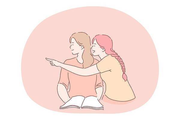 EPS 해외이미지 손 여자 행복 감정 일러스트 손가락 표시 휴가 협력 미소 사람 친구 우정 가리킴 표현 떨어짐 방향 긍정 쇼 포인트 네비게이션 승진 언니 승인 시범 오리엔테이션 강조 해외202310 해외일러스트 컨셉 가족 관계 표정 손짓 신체부위 금융 자매 파일형식 벡터