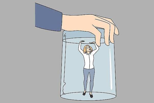 EPS 해외이미지 전신 손 여자 일러스트 잔 한명 성인 신체부위 잡기 갇힘 성인여자한명만 해외202310 해외일러스트 1 식기 모션 사람 여자한명만 성인여자만 파일형식 벡터