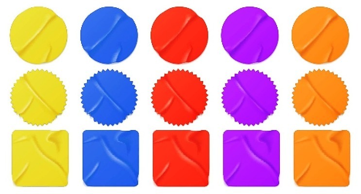 EPS 해외이미지 모양 템플릿 디자인 배너 별 종이 컬러 백그라운드 스티커 오렌지 일러스트 부분 빨간색 파란색 세트 노란색 3D 꼬리표 라벨 세일 보라색 공백 흰색 원형 주름 모서리 가격 플라스틱 질감 정사각형 테이프 배지 시트 거짓 고립 구김 어려움 접기 접착제 목업 벡터 현실 효과 해외202310 해외일러스트 자연요소 도형 과일 모션 재질 문구용품 프레임 풀_접착제 디지털합성 파일형식