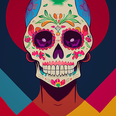 포토 JPG 해외이미지 클립아트 전통 꽃 문화 꽃무늬 일러스트 휴가 멕시코 골격 미술 사람 사람없음 장식 컬러풀 머리 축제 할로윈 축하 죽음 무서움 설탕 심볼 다이아몬드 해외202310 해외일러스트 식물 감정 컬러 컨셉 북아메리카 무늬 문화예술 신체부위 보석 파일형식
