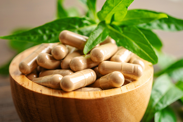 포토 JPG 해외이미지 그릇 건강 사람없음 알약 약 허브 유기농 나무배경 해외202310 해외포토 식물 식기 웰빙 백그라운드 의학 파일형식