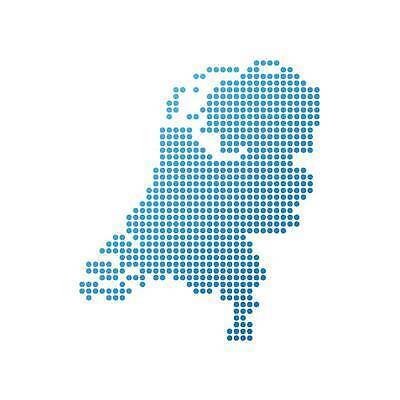 EPS 해외이미지 유럽 여행 지도 일러스트 파란색 세계 흰색 심볼 사인 네덜란드 암스테르담 고립 서쪽 벡터 해외202310 해외일러스트 나라 컬러 방향 파일형식