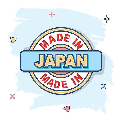 EPS 해외이미지 일러스트 사람없음 파란색 일본 심볼 심플 코믹 해외202310 해외일러스트 아시아 컬러 파일형식 벡터