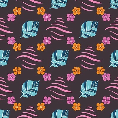 EPS 해외이미지 식물 디자인 꽃 백그라운드 잎 꽃무늬 패턴 일러스트 아프리카 자연 벽지 추상 미술 그래픽 장식 컬러풀 유행 회색 벚꽃 직물 인쇄 하와이 상록수 이국적 파라다이스 스타일 벡터 반복 해외202310 해외일러스트 나라 컬러 무늬 문화예술 미국 생태계 파일형식