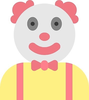 EPS 해외이미지 모자 디자인 행복 선 컨셉 일러스트 광대 서커스 극장 심볼 윤곽 고립 조커 벡터 해외202310 해외일러스트 잡화 감정 파일형식