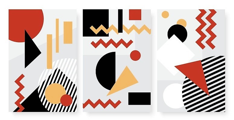 EPS 해외이미지 모양 템플릿 디자인 배너 포스터 벽 컬러 백그라운드 컨셉 패턴 일러스트 벽지 추상 미술 그래픽 장식 빨간색 세트 검은색 회색 덮개 흰색 원형 발표 플랫 인쇄 수집 질감 서식 정사각형 심플 모음 기하학 직사각형 구성 소셜 스칸디나비아 팝 스타일 벡터 미니멀리스트 미니멀 해외202310 해외일러스트 도형 무늬 문화예술 한글 뚜껑 파일형식