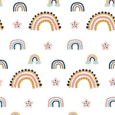 EPS 해외이미지 별 무지개 패턴 곡선 일러스트 사람없음 줄무늬 점 구름모양 해외202310 해외일러스트 자연요소 모양 선 무늬 파일형식 벡터 구름_자연