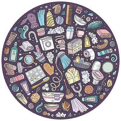 EPS 해외이미지 디자인 가구 일러스트 가정 주택 실내 내부 물 수건 스파 목욕 거품 방 욕실 붓 목욕가운 커튼 원형 위생 빨래 낙서 만화 심볼 라인아트 크림 오브젝트 싱크대 수도꼭지 서식 손그림 비누 치약 세탁기 샴푸 스펀지 구성 돌봄 샤워실 위생관리 벡터 해외202310 해외일러스트 자연요소 도형 선 생활용품 가사 모션 관리 건물 위생용품 청결 가전제품 가운 개수대 샤워시설 파일형식