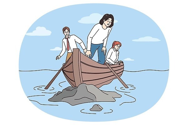 EPS 해외이미지 직업 바다 일러스트 회사 비즈니스 사업가 협력 항해 사람 금융 경제 손상 도전 가을 업무 보트 그룹 플랫 실패 계획 위험 충돌 사건 종업원 동료 그림 윤곽 문제 깨짐 위기 재앙 적자 조난 줄서기 트러블 프로젝트 벡터 콜라보레이션 무너짐 해외202310 해외일러스트 계절 컨셉 배_교통 관계 모션 작업 좌절 파일형식