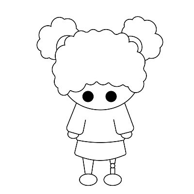 EPS 해외이미지 캐릭터 라이프스타일 디자인 여자 어린이 선 컨셉 신체 일러스트 건강 사람 10대 검은색 힘 도움 만화 로봇 윤곽 장애 혁명 고립 돌봄 보철 헬프 벡터 해외202310 해외일러스트 일러캐릭터 컬러 모션 청소년 생활 파일형식