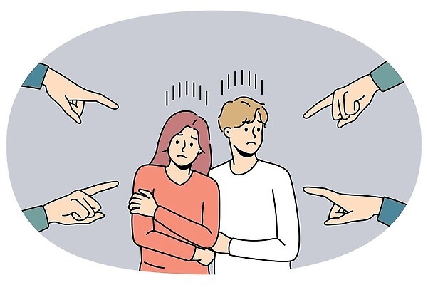 EPS 해외이미지 커플 여자 남자 일러스트 관계 스트레스 함께함 사람 성인 10대 범죄 실패 그림 윤곽 커뮤니티 포인트 일반 소셜 우울증 조작 차별 피해자 항의 벡터 남용 해외202310 해외일러스트 컨셉 청소년 금융 피해 좌절 질병 파일형식