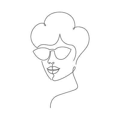 EPS 해외이미지 백인 모델 1 디자인 여자 안경 얼굴 선 백그라운드 컨셉 일러스트 추상 사람 성인 그래픽 선글라스 뷰티 머리 유행 흰색 화려 그리기 우아함 스케치 문신 심볼 입술 사인 싱글 그림 고립 아바타 스타일 벡터 반복 미니멀리스트 미니멀 해외202310 해외일러스트 서양인 잡화 컬러 무늬 모션 미술 신체부위 파일형식