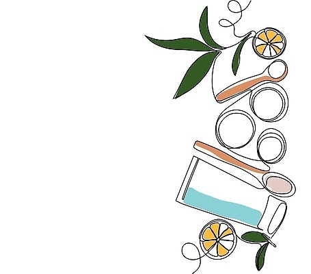 EPS 해외이미지 잎 오렌지 라인일러스트 일러스트 사람없음 뷰티 화장품 친환경 로션 해외202310 해외일러스트 식물 과일 환경 파일형식 벡터