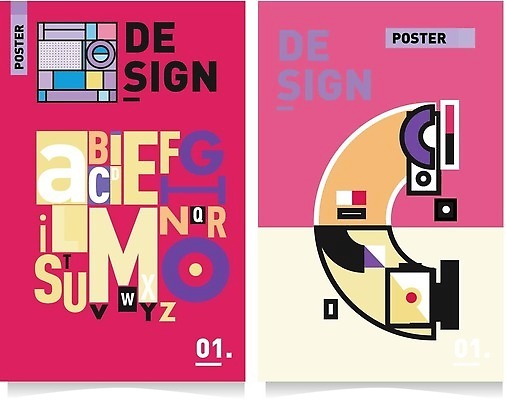 EPS 해외이미지 도형 알파벳 포스터 백그라운드 일러스트 추상 타이포그라피 사람없음 컬러풀 화려 해외202310 해외일러스트 문자 영어 컬러 컨셉 무늬 파일형식 벡터