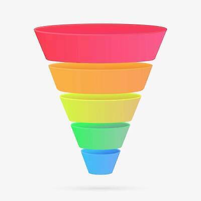 EPS 해외이미지 모양 디자인 포즈 컨셉 일러스트 비즈니스 부분 안내 그래픽 판매 웹 인포그래픽 흐름 플랫 계획 고객 심볼 원뿔 고립 관심 깔대기 마케팅 엘리먼트 전환 주목 벡터 해외202310 해외일러스트 도형 인터넷 파일형식