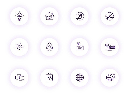 EPS 해외이미지 식물 지구 선 컬러 컨셉 잎 일러스트 자연 추상 초록색 세트 픽토그램 글로벌 지구본 환경 보라색 웹 힘 재활용 에너지 원형 심볼 사인 에코 유기농 생태계 윤곽 내추럴 UI 고립 바이오 생태학 벡터 해외202310 해외일러스트 도형 웰빙 교육 무늬 인터넷 친환경 파일형식