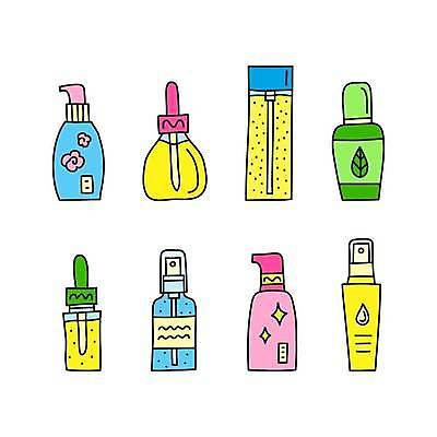 EPS 해외이미지 무료이미지 일러스트 사람없음 뷰티 화장품 다양 엘리먼트 해외202310 해외일러스트 다수 파일형식 벡터 무료콘텐츠