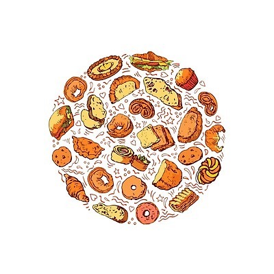 EPS 해외이미지 클립아트 편집 디자인 빵 조각 일러스트 텍스트 덴마크 종류 옥수수 세트 컬러풀 쿠키 빵집 덮개 원형 도넛 달콤 스케치 컵케이크 밀 굽기 수집 메뉴 보따리 윤곽 퍼프 롤 손그림 머핀 장인 덩어리 고립 구성 엘리먼트 타르트 페스츄리 항목 스타일 해외202310 해외일러스트 도형 음식 컬러 디저트 곡류 북유럽 미술 케이크 상점 뚜껑 맛 구이 파이_빵 파일형식 벡터