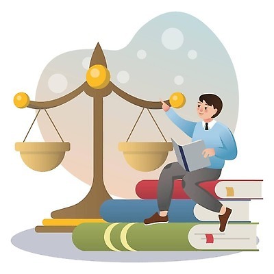 EPS 해외이미지 캐릭터 배너 교육 종이 컨셉 일러스트 회사 비즈니스 추상 사람 책 정보 플랫 계획 만화 문서 눈금 법 의사봉 규칙 법관 공정 판결 변호사 고립 법정 엘리먼트 벡터 해외202310 해외일러스트 일러캐릭터 직업 무늬 법률가 파일형식