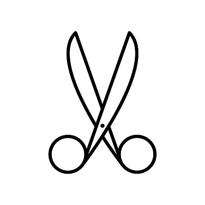 EPS 해외이미지 모양 디자인 실루엣 선 일러스트 손잡이 상점 플랫 가장자리 미용사 이발 자르기 심볼 사인 클립 날카로움 윤곽 이발사 직진 철강 커터 하드웨어 스타일 벡터 해외202310 해외일러스트 직업 모션 촬영기법 컴퓨터 둘레 파일형식