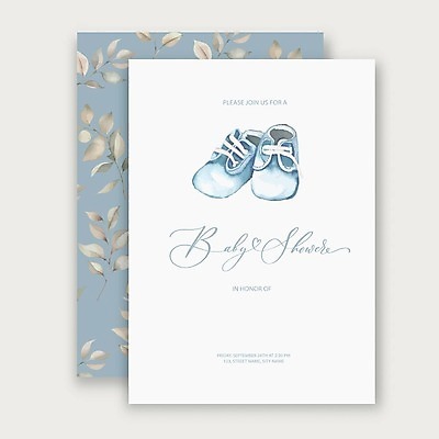 EPS 해외이미지 행복 신발 일러스트 캘리그라피 붓터치 사랑 사람없음 파티 축하 엽서 번짐 초대 엘리먼트 베이비샤워 해외202310 해외일러스트 감정 컨셉 이벤트 편지 파일형식 벡터 효과