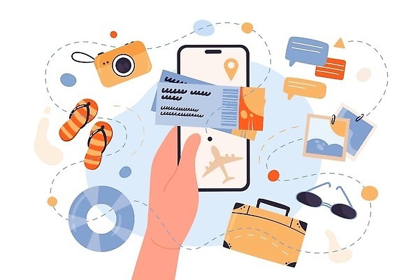 EPS 해외이미지 무료이미지 손 여행 일러스트 사진 휴가 비행기 들기 신체부위 스마트폰 선글라스 카메라 여행가방 티켓 쪼리 튜브 해외202310 해외일러스트 안경 가방 항공교통 모션 대중교통 사람 전자제품 핸드폰 스마트기기 샌들 파일형식 벡터 무료콘텐츠