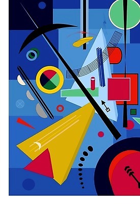 EPS 해외이미지 도형 디자인 선 일러스트 추상 사람없음 그래픽 파란색 화려 기하학 해외202310 해외일러스트 컬러 컨셉 무늬 파일형식 벡터