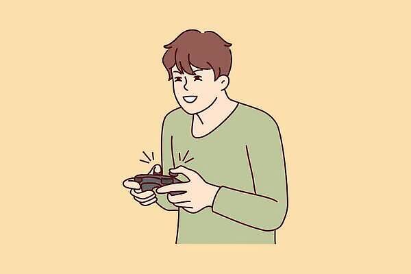 EPS 해외이미지 캐릭터 라이프스타일 남자 행복 컨셉 일러스트 놀이 휴식 주택 실내 미소 취미 10대 컴퓨터 청춘 디지털 텔레비전 기쁨 게임 시간 플랫 만화 그림 윤곽 조이스틱 멀리 동영상 중독 위로 게이머 관리자 플레이어 가상 벡터 밀레니얼 해외202310 해외일러스트 일러캐릭터 감정 청소년 표정 사람 내부 건물 생활 경제 전자제품 게임기 파일형식 건축물 건축