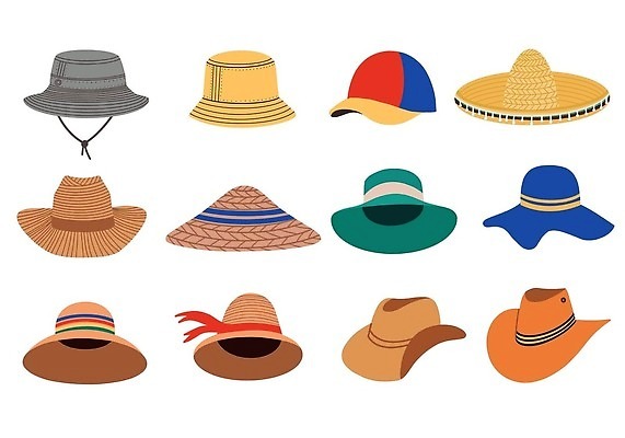 EPS 해외이미지 디자인 옷 여행 일러스트 태양 머리 유행 직물 플랫 카우보이 보호 만화 오브젝트 복고 심플 머리장식 고립 캡모자 파나마 스타일 벡터 해외202310 해외일러스트 자연요소 모자_잡화 컨셉 신체부위 장식 남아메리카 파일형식