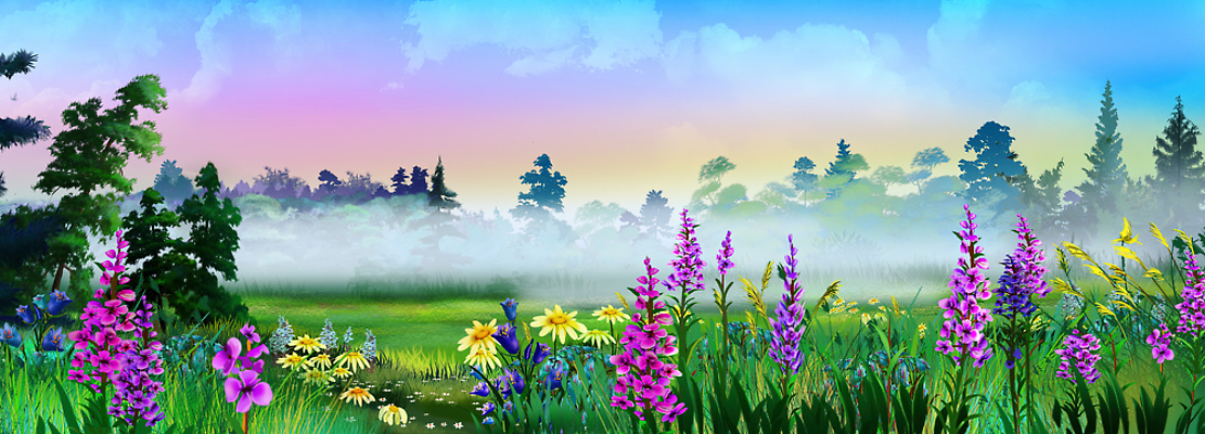 포토 JPG 해외이미지 나무 식물 디자인 꽃 여행 백그라운드 일러스트 자연 아침 동화 풍경 사람없음 야외 초록색 여름 일출 안개 전원 숲 만화 스케치 그림 해외202310 해외일러스트 주간 계절 컬러 날씨 미술 노을 전기에너지 생태계 파일형식