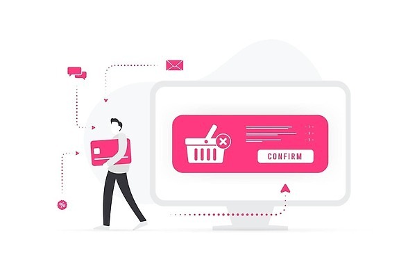 EPS 해외이미지 디자인 컨셉 인터넷 일러스트 비즈니스 출입구 사람 쇼핑 세일 바구니 상점 카트 시장 플랫 구매 거절 왼쪽 버리기 심볼 사인 상업 소매 슈퍼마켓 전자상거래 취소 마케팅 부정 체크아웃 회복 벡터 해외202310 해외일러스트 모션 방향 파일형식