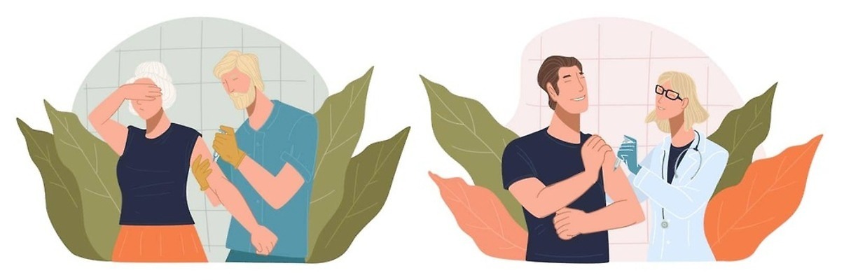 EPS 해외이미지 과학 일러스트 건강 병원 주사기 가면 안전 사람 성인 치료 약 고통 환자 간호사 의사 바늘 실험실 바이러스 보호 질병 예방 주사약 팔 테라피 돌봄 면역력 백신 복용 예방접종 예방주사 인플루엔자 전염병 벡터 코로나바이러스 해외202310 해외일러스트 감정 컨셉 의학 의료기기 모션 실험 신체부위 뷰티 의료진 도구 접종 파일형식