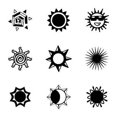 EPS 해외이미지 디자인 일러스트 자연 추상 미술 그래픽 여름 빛 햇빛 태양 노란색 일출 맑음 일몰 봄 광선 뜨거움 사인 고립 엘리먼트 벡터 해외202310 해외일러스트 자연요소 계절 컬러 무늬 날씨 문화예술 노을 생태계 파일형식