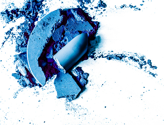 포토 JPG 해외이미지 사람없음 파란색 뷰티 화장품 손상 립스틱 가루 질감 아이섀도 해외202310 해외포토 컬러 컨셉 파일형식