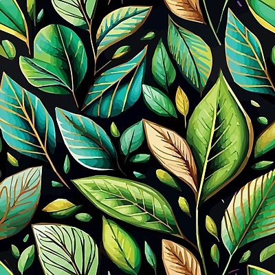 EPS 해외이미지 잎 일러스트 추상 미술 사람없음 보테니컬아트 트로피컬아트 해외202310 해외일러스트 식물 무늬 문화예술 그림 파일형식 벡터