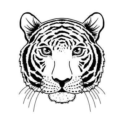 EPS 해외이미지 모양 동물 캐릭터 디자인 행복 얼굴 선 백그라운드 패턴 일러스트 포유류 털 미술 그래픽 머리 검은색 힘 흰색 호랑이 낙서 인쇄 문신 사인 그림 육식동물 사냥꾼 고립 엘리먼트 총구 스타일 벡터 해외202310 해외일러스트 일러캐릭터 직업 감정 컬러 무늬 문화예술 신체부위 파일형식
