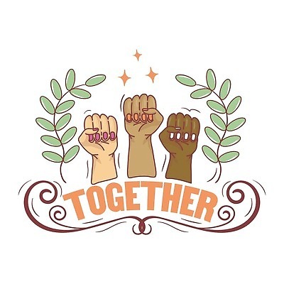 EPS 해외이미지 캐릭터 여자 문화 컨셉 일러스트 가족 함께함 사람 힘 봄 우정 도움 플랫 선택 다문화 성별 다민족 소셜 연대 차별 평등 항의 해외202310 해외일러스트 일러캐릭터 레이스천 계절 관계 친구 직물 사회이슈 파일형식 벡터