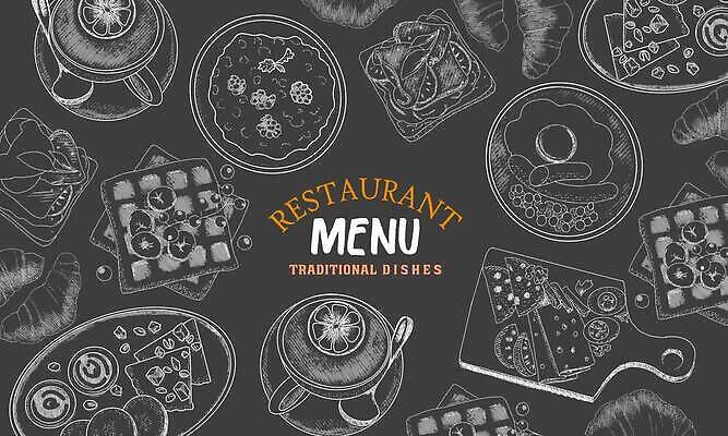 EPS 해외이미지 템플릿 그릇 접시 열매 커피 음료 음식 백그라운드 일러스트 치즈 피자 패스트푸드 샌드위치 세트 라벨 주방 식당 요리사 식사 카페 수확 덮개 햄버거 칵테일 바 소시지 아침식사 스케치 해산물 메뉴 복고 서빙 와플 점심식사 해외202310 해외일러스트 식물 직업 식기 농업 디저트 유제품 프레임 주류 서양음식 미술 상점 뚜껑 가공식품 인스턴트 파일형식 벡터