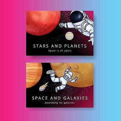 EPS 해외이미지 전신 가로배너 일러스트 한명 사람 상반신 행성 우주복 운석 해외202310 해외일러스트 1 배너 옷 가로 우주 파일형식 벡터