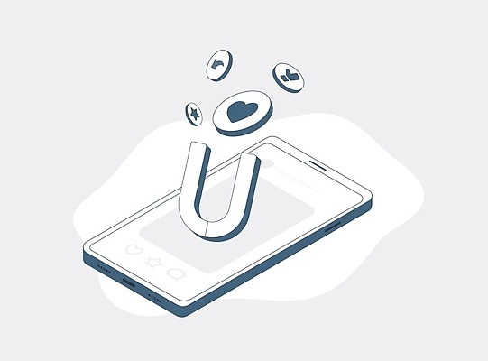 EPS 해외이미지 디자인 캠페인 컨셉 일러스트 비즈니스 안내 고객 심볼 약혼 획득 온라인 자석 마케팅 소셜 벡터 해외202310 해외일러스트 결혼 약속 파일형식