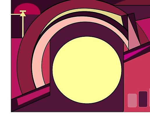 EPS 해외이미지 모양 디자인 분홍색 백그라운드 일러스트 벽지 추상 그래픽 장식 컬러풀 우주 보라색 희망 에너지 역동적 공상 엘리먼트 벡터 해외202310 해외일러스트 감정 컬러 컨셉 무늬 파일형식