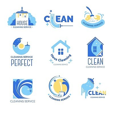 EPS 해외이미지 일러스트 주택 사람없음 물 파란색 세트 라벨 먼지떨이 청소 심볼 서비스 닦기 먼지털기 해외202310 해외일러스트 자연요소 컬러 모션 프레임 건물 청소도구 파일형식 벡터