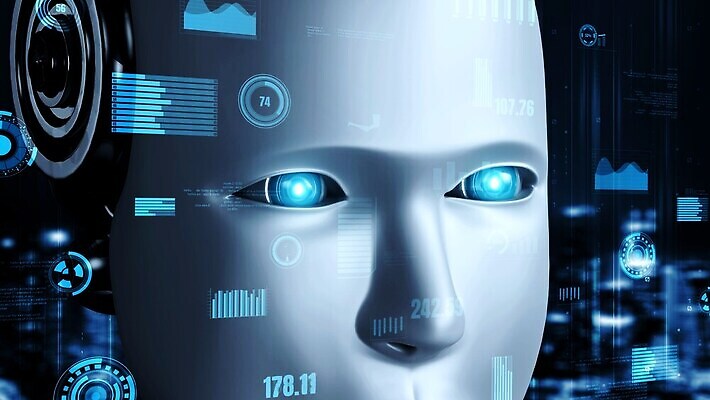 JPG 해외이미지 얼굴 일러스트 그래프 미래 기술 신체부위 파란색 3D 디지털 네트워크 인조인간 로봇 휴머노이드 해외202310 해외포토 포토 컬러 컨셉 사람 디지털합성 파일형식